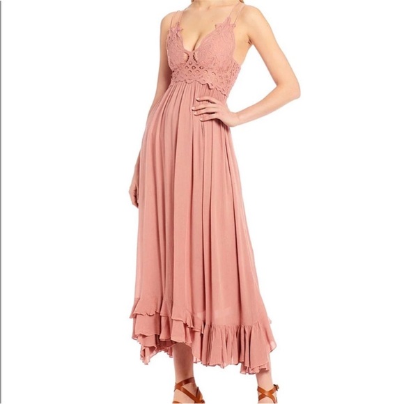 Free People Pink Maxi Dress - Picture 5 of 5